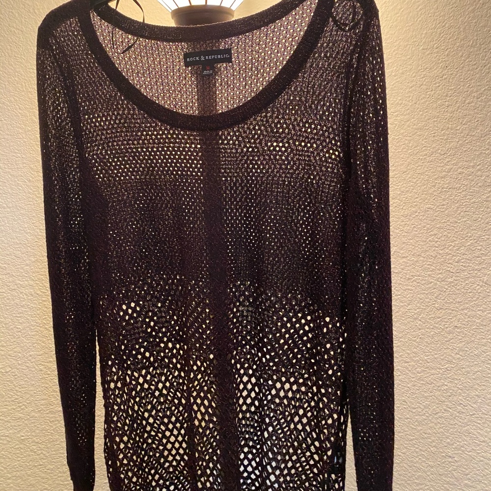Sparkly knit sweater